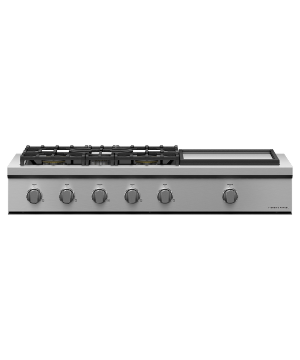 Fisher & Paykel 48" Series 9 Gas Rangetop with Griddle – CPV3-48*GD-N