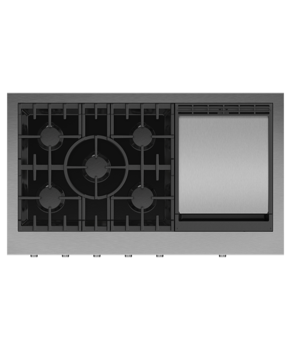 Fisher & Paykel 48" Series 9 Gas Rangetop with Griddle – CPV3-48*GD-N