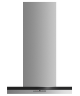 Fisher & Paykel 24" Series 7 Box Chimney Wall Range Hood, Stainless Steel & Glass – HC24DTXB2_N