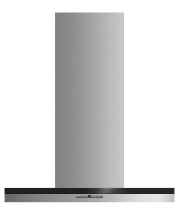 Fisher & Paykel 30" Series 7 Box Chimney Wall Range Hood, Stainless Steel & Glass – HC30DTXB2_N