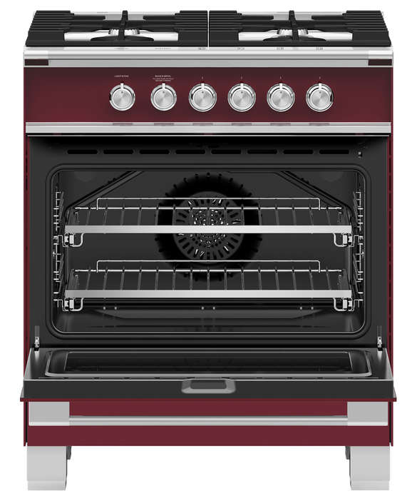 Fisher & Paykel 30" Series 7 Classic Gas Range, 4 Burner – OR30SCG4*