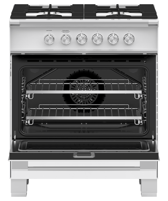 Fisher & Paykel 30" Series 7 Classic Gas Range, 4 Burner – OR30SCG4*