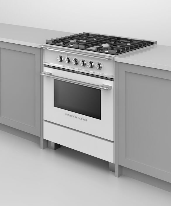 Fisher & Paykel 30" Series 7 Classic Gas Range, 4 Burner – OR30SCG4*