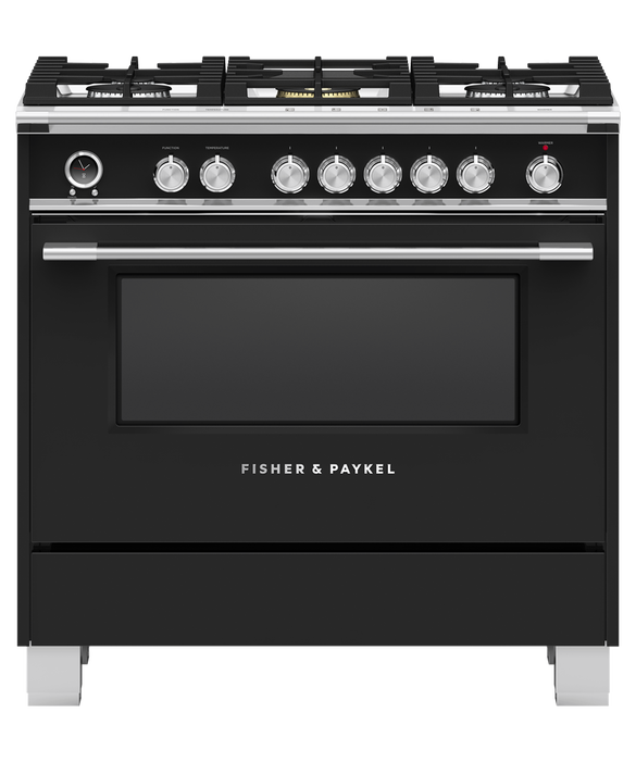 Fisher & Paykel 36" Series 9 Classic Dual Fuel Range, 5 Burner – OR36SCG6*