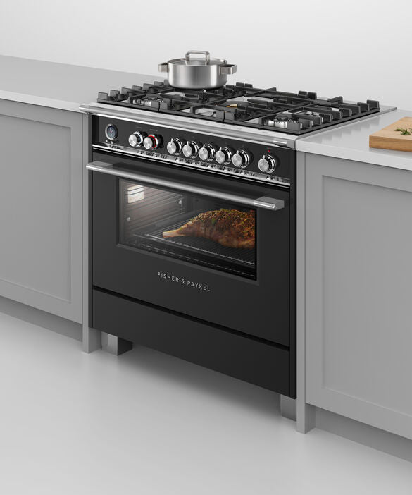 Fisher & Paykel 36" Series 9 Classic Dual Fuel Range, 5 Burner – OR36SCG6*