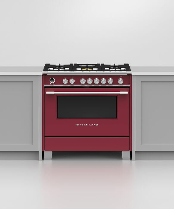 Fisher & Paykel 36" Series 9 Classic Dual Fuel Range, 5 Burner – OR36SCG6*