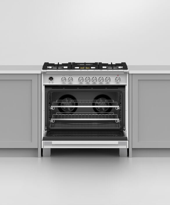 Fisher & Paykel 36" Series 9 Classic Dual Fuel Range, 5 Burner – OR36SCG6*