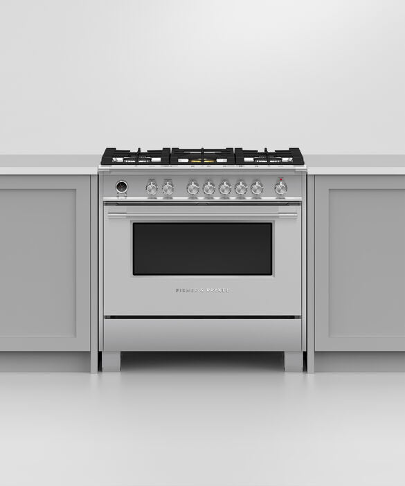 Fisher & Paykel 36" Series 9 Classic Dual Fuel Range, 5 Burner – OR36SCG6*