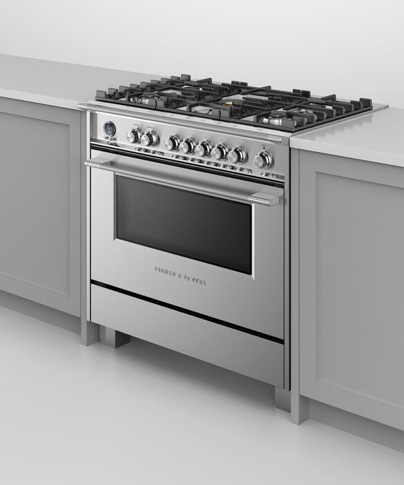 Fisher & Paykel 36" Series 9 Classic Dual Fuel Range, 5 Burner – OR36SCG6*