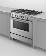 Fisher & Paykel 36" Series 9 Classic Dual Fuel Range, 5 Burner – OR36SCG6*