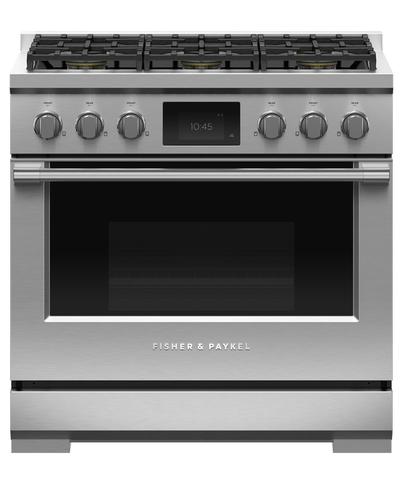 Fisher & Paykel 36" Series 9 Professional Dual Fuel Range, 6 Burner – RDV3-366*