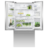 Fisher & Paykel 17 cu ft Series 7 French Door Refrigerator Freezer, Ice & Water - RF170ADUSX4 N