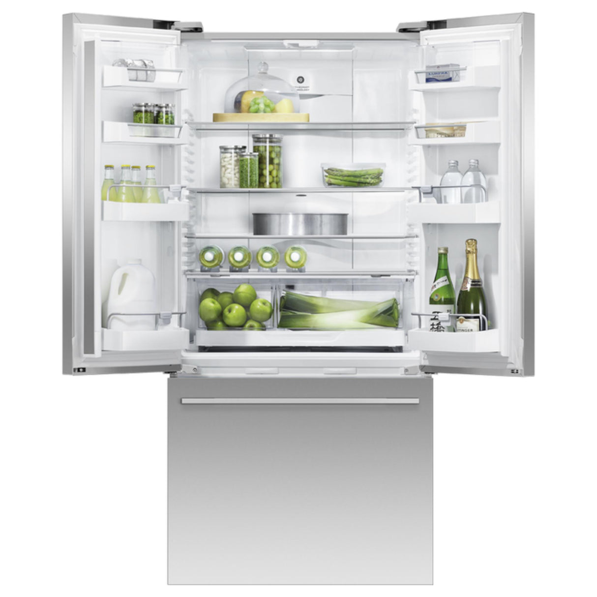 Fisher & Paykel 17 cu ft Series 7 French Door Refrigerator Freezer - RF170ADX4 N