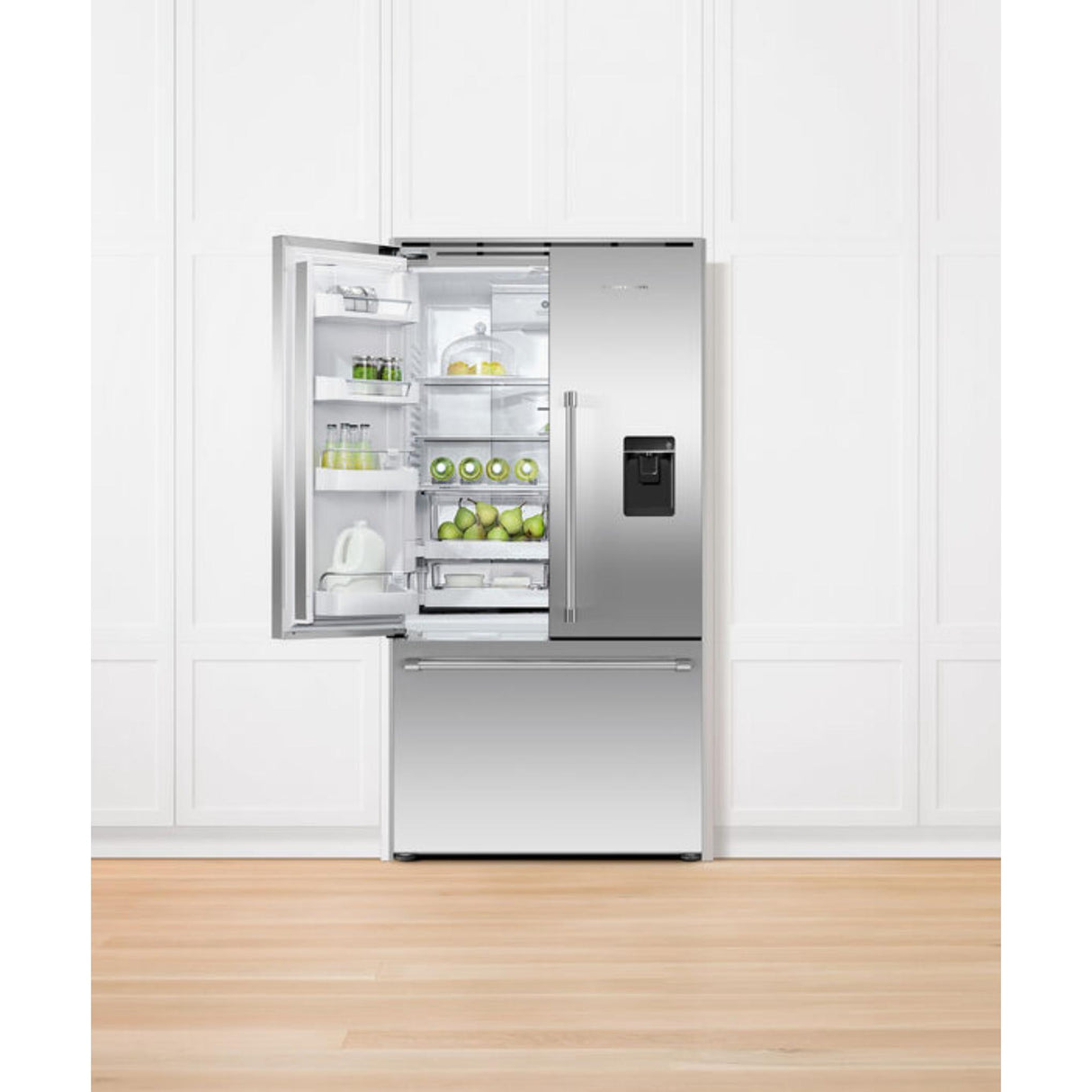 Fisher & Paykel 20.1 cu ft Series 7 French Door Refrigerator Freezer, Ice & Water - RF201ACUSX1_N