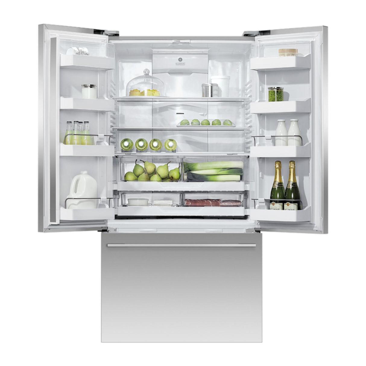 Fisher & Paykel 20.1 cu ft Series 7 French Door Refrigerator Freezer, Ice & Water - RF201ADUSX5 N