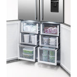Fisher & Paykel 18.9 cu ft Series 7 Quad Door Refrigerator Freezer Ice, & Water - RF203QDUVX1