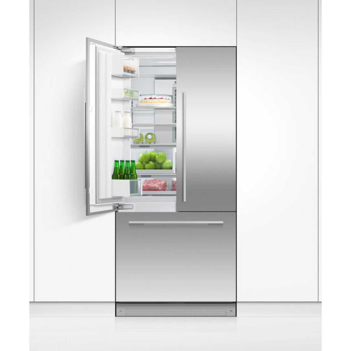 Fisher & Paykel 32" Series 7 Integrated French Door Refrigerator Freezer, Ice - RS32A72J1