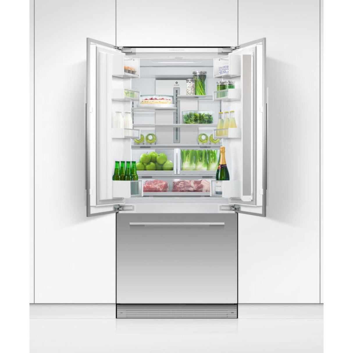 Fisher & Paykel 32" Series 7 Integrated French Door Refrigerator Freezer, Ice - RS32A72J1