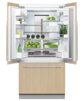 Fisher & Paykel 36" Series 7 Integrated French Door Refrigerator Freezer, Ice & Water - RS36A72J1 N