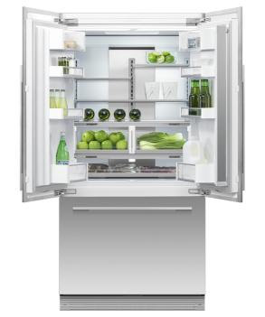 Fisher & Paykel 36" Series 7 Integrated French Door Refrigerator Freezer, Ice & Water - RS36A72J1 N