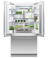 Fisher & Paykel 36" Series 7 Integrated French Door Refrigerator Freezer, Ice & Water - RS36A72U1 N