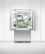 Fisher & Paykel 36" Series 7 Integrated French Door Refrigerator Freezer, Ice & Water - RS36A72U1 N