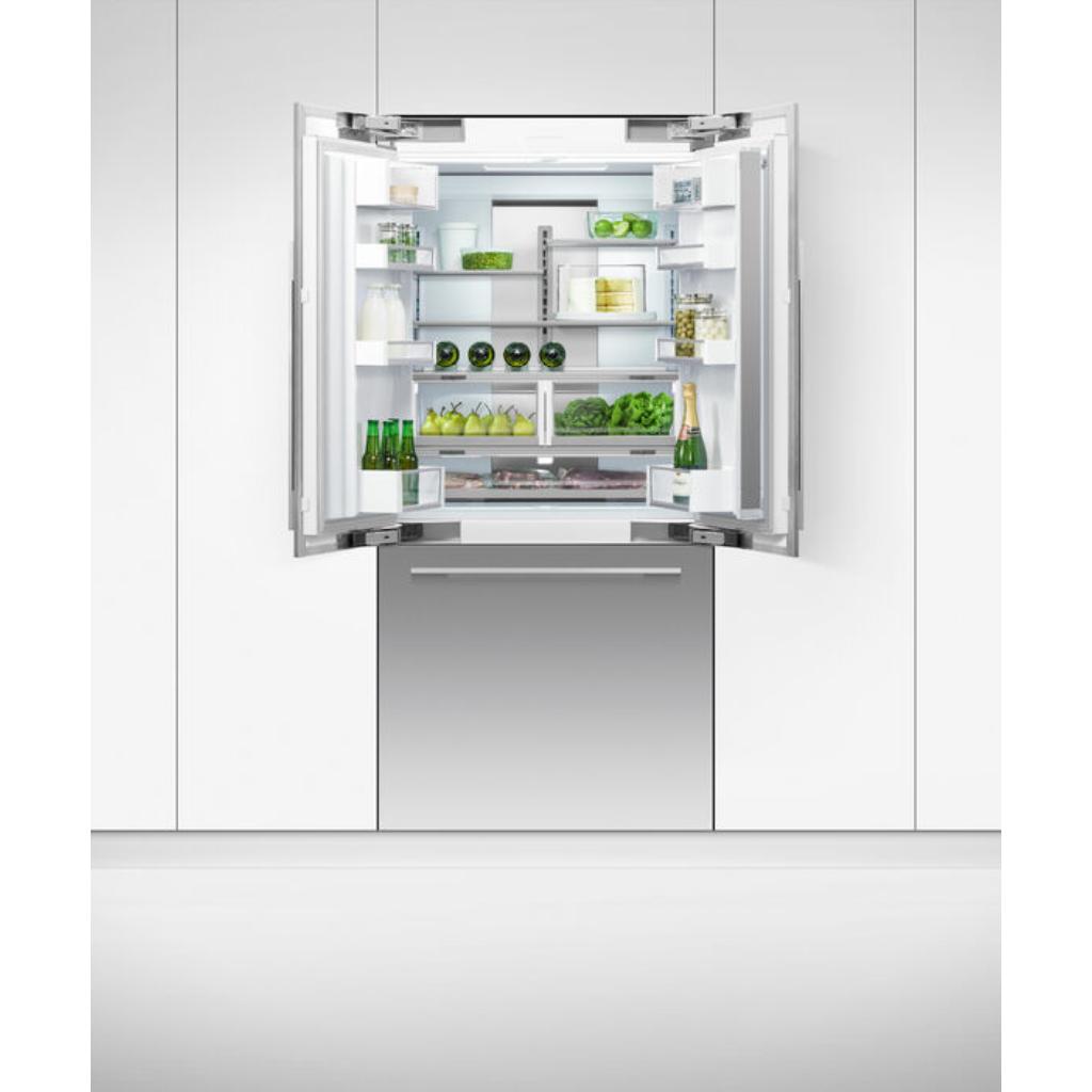 Fisher & Paykel 36" Series 7 Integrated French Door Refrigerator Freezer, Ice & Water - RS36A80U1 N