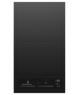 Fisher & Paykel 12" Series 7 2‑Zone Induction Cooktop with SmartZone, Black Glass – CI122ZDTB5