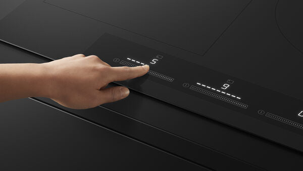 Fisher & Paykel 12" Series 7 2‑Zone Induction Cooktop with SmartZone, Black Glass – CI122ZDTB5