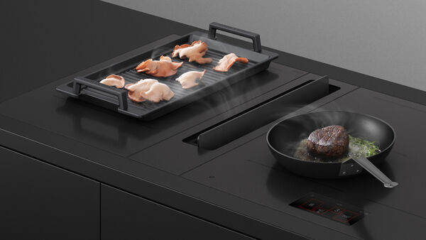 Fisher & Paykel 5" Series 11 Modular Auxiliary Downdraft Rangehood (Black/Grey) – CD5D*