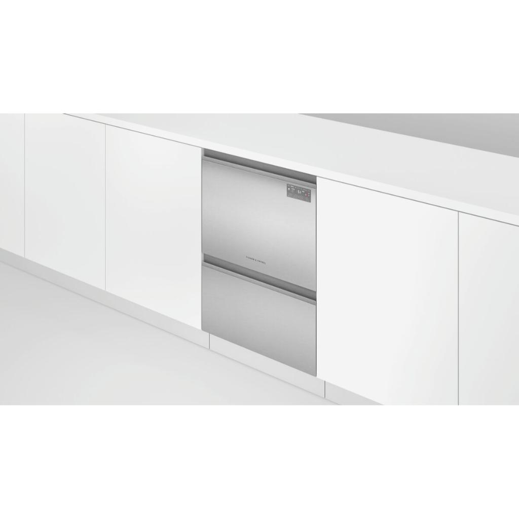 Fisher & Paykel Series 7 Contemporary Tall Double DishDrawer™ Dishwasher - DD24DT2NX9