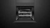 Fisher & Paykel 24" Series 11 Minimal Handleless Combi-Steam Oven, Black Glass – OS24SMTNB1