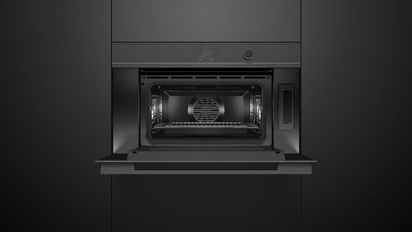 Fisher & Paykel 30" Series 9 Minimal Compact Combi‑Steam Oven, Black – OS30NDTDB1