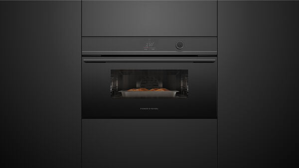 Fisher & Paykel 30" Series 9 Minimal Compact Combi‑Steam Oven, Black – OS30NDTDB1