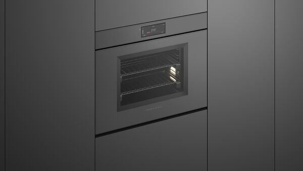 Fisher & Paykel 30" Series 11 Minimal Handleless Combi‑Steam Oven, Grey Glass – OS30SMUNG3