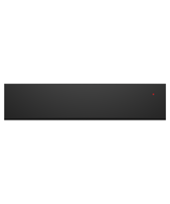 Fisher & Paykel 24" Series 9 Minimal Warming Drawer, Black Glass – WB24SMB1-SET