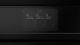 Fisher & Paykel 24" Series 9 Minimal Handleless Compact Convection Speed Oven, Black Glass – OM24NMTNB1