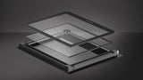 Fisher & Paykel 24" Series 9 Minimal Handleless Compact Convection Speed Oven, Black Glass – OM24NMTNB1
