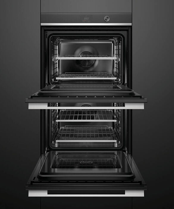 Fisher & Paykel 30" Series 9 Contemporary Self-Cleaning Double Oven, Stainless Steel – OB30DDPTDX2