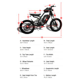 Freego Nova 3 Mid-Drive All-Terrain Electric Motorcycle, 3000W  (SAK19582)