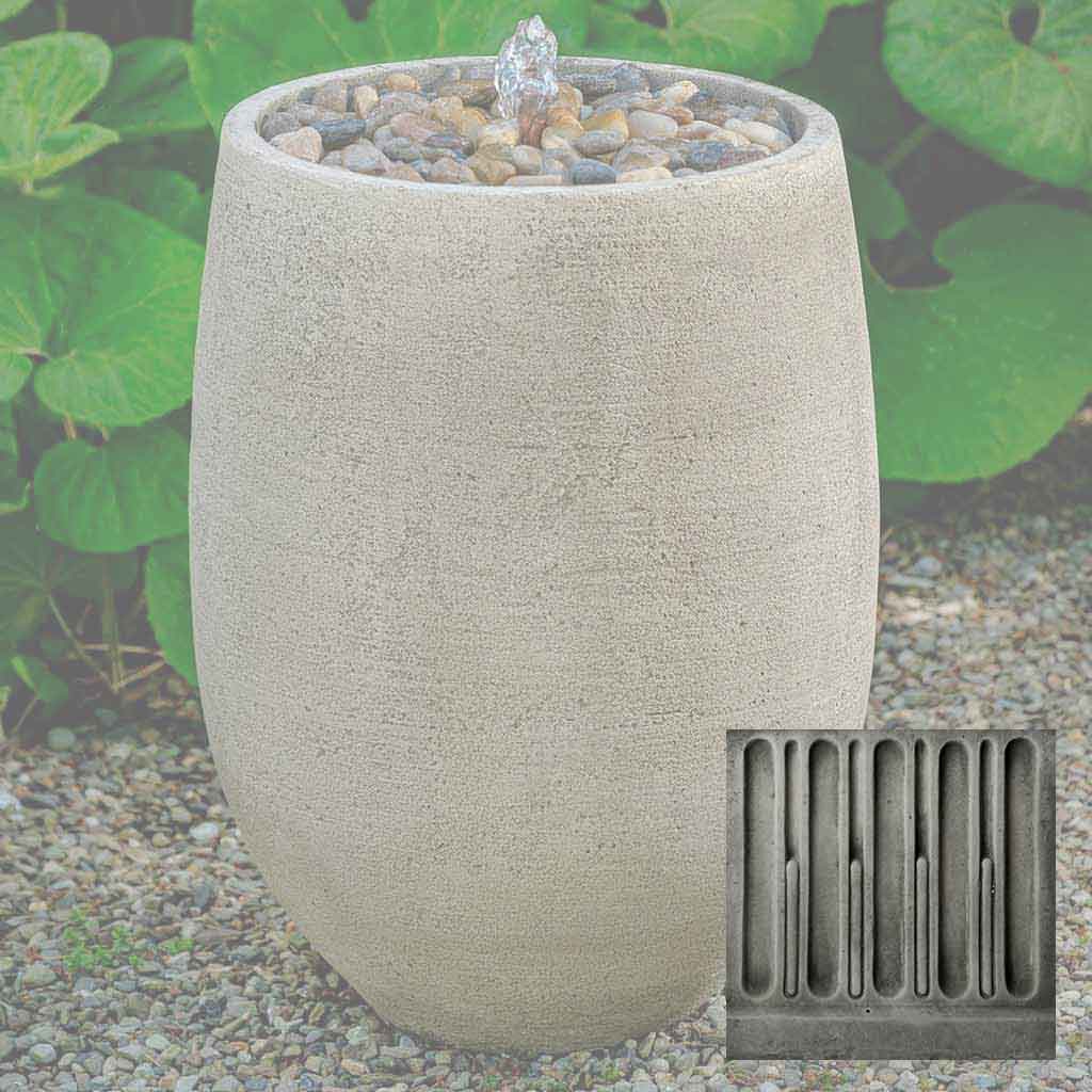Campania Bebel Pebble Fountain, Tall - FT-361