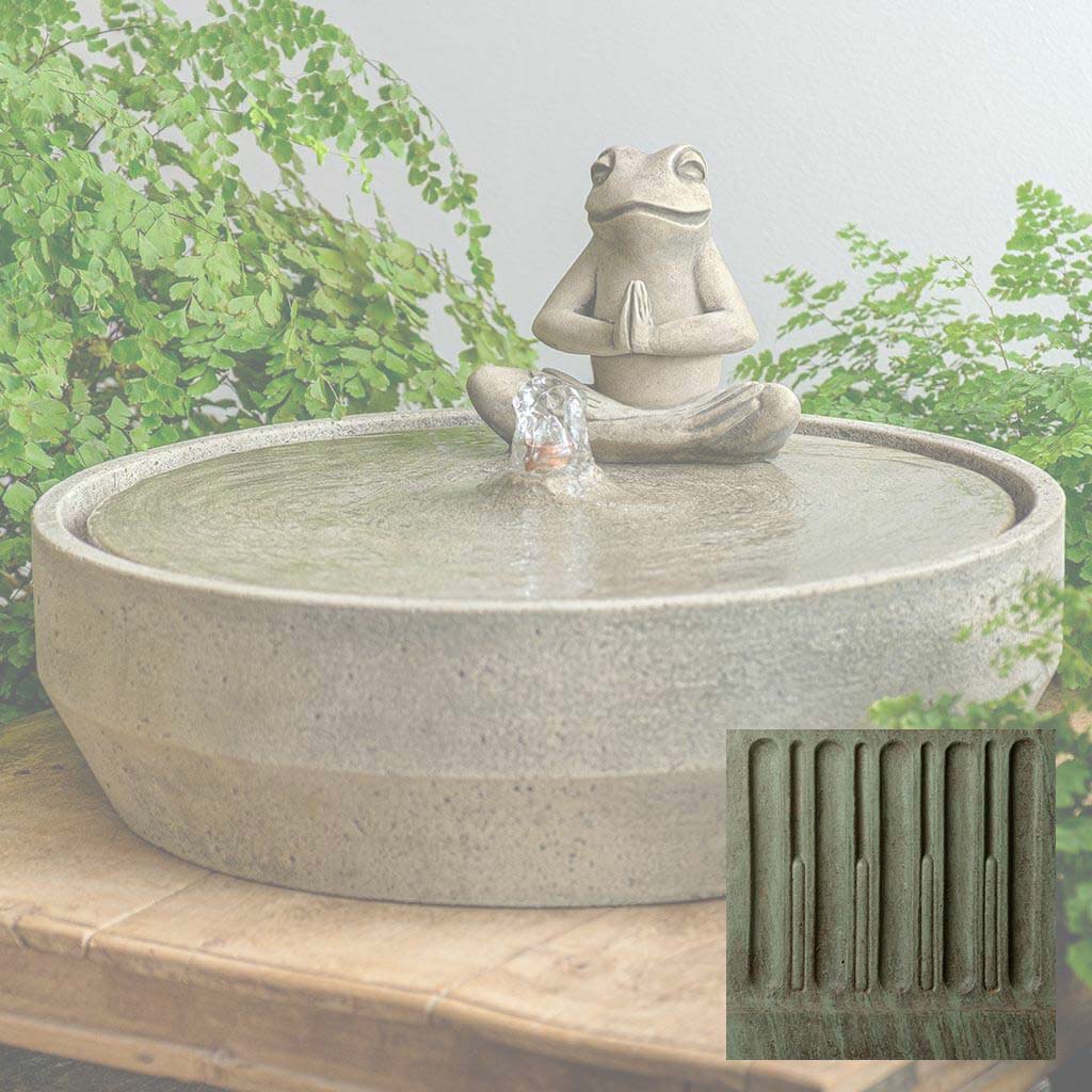 Campania Yoga Frog Beveled Fountain - FT-369