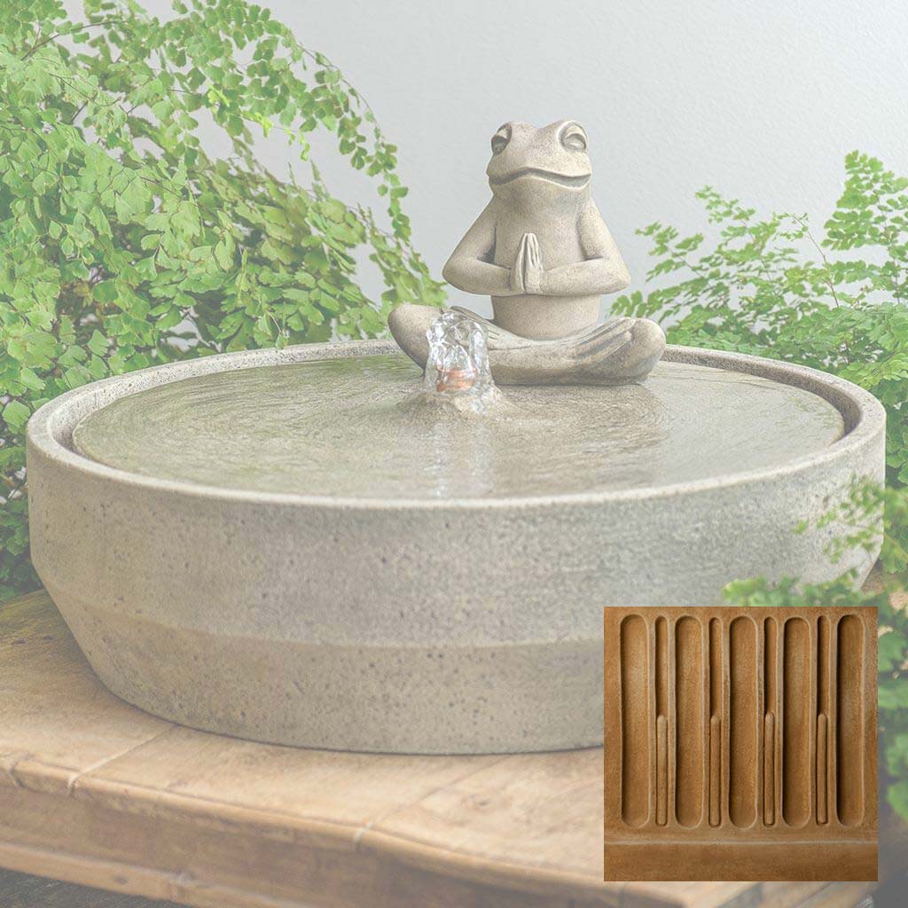 Campania Yoga Frog Beveled Fountain - FT-369