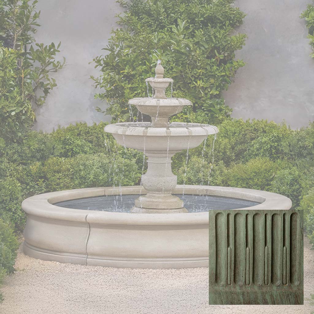 Campania Alessia Fountain in Basin - FT-443