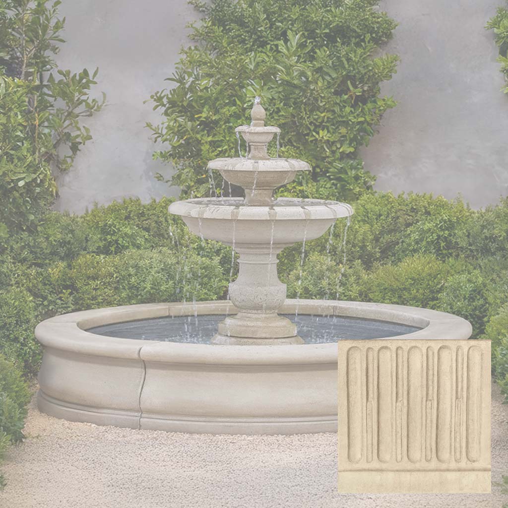 Campania Alessia Fountain in Basin - FT-443