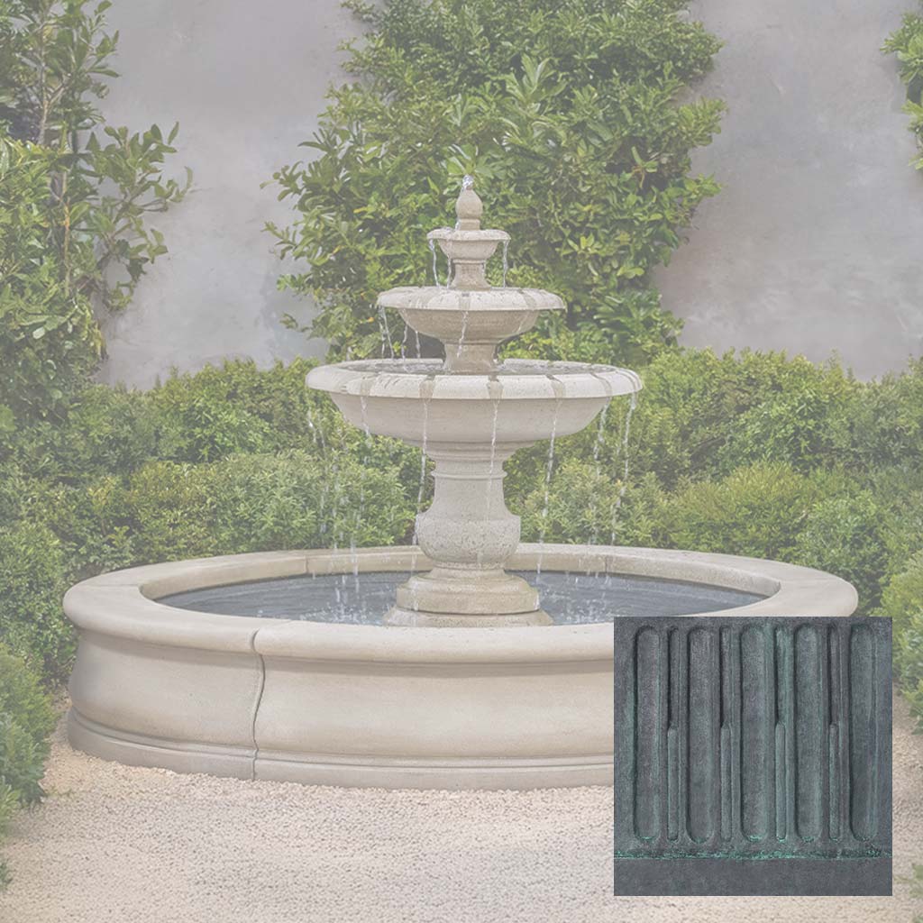 Campania Alessia Fountain in Basin - FT-443