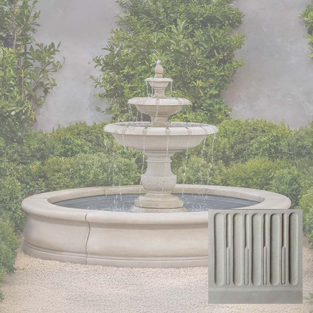 Campania Alessia Fountain in Basin - FT-443