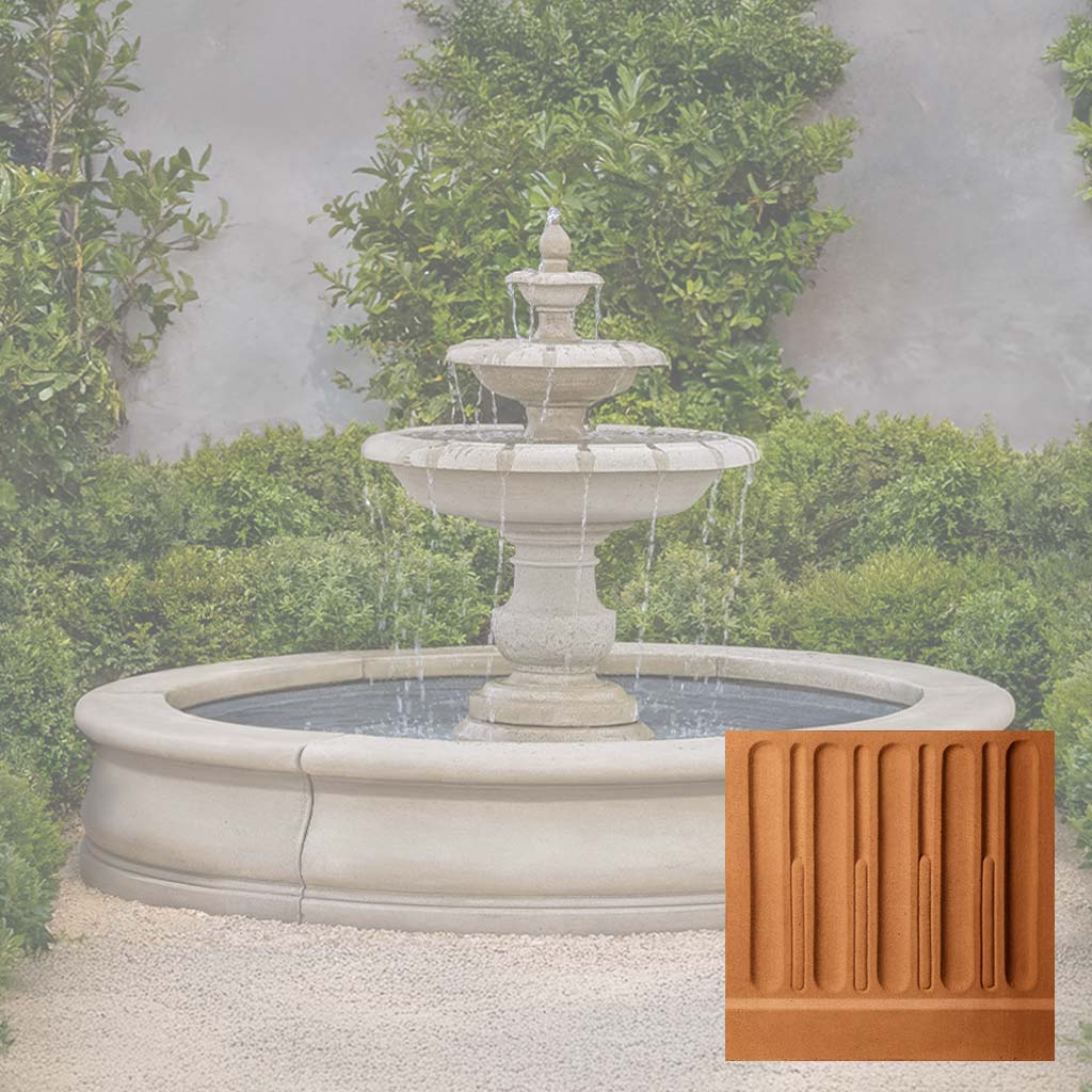 Campania Alessia Fountain in Basin - FT-443