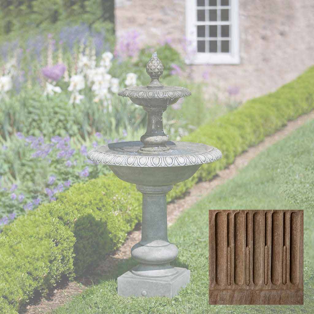 Campania Williamsburg Pineapple Two Tier Fountain - FT-132