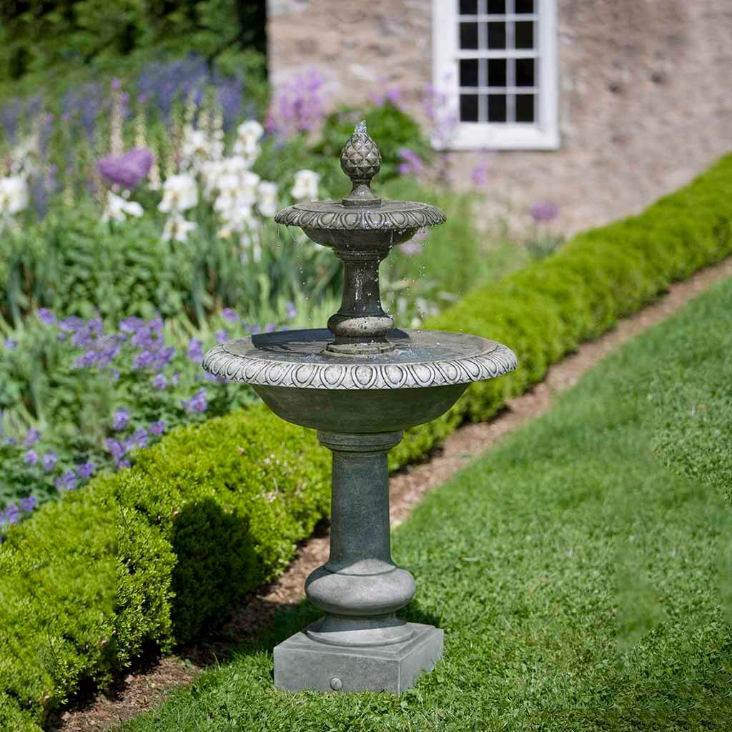 Campania Williamsburg Pineapple Two Tier Fountain - FT-132